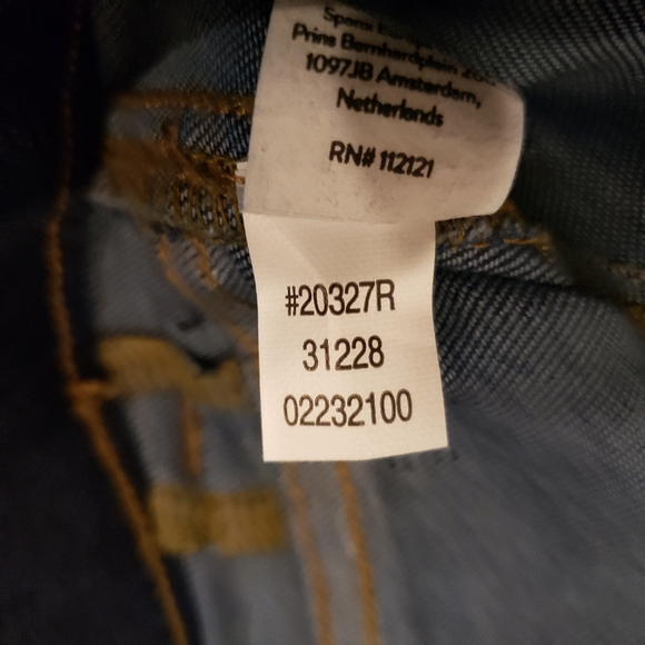 NWT SPANX 37x34 Jeans Flare Dark Blue Midnight Shade Pull-On 20327R Size 1X - Picture 5 of 6